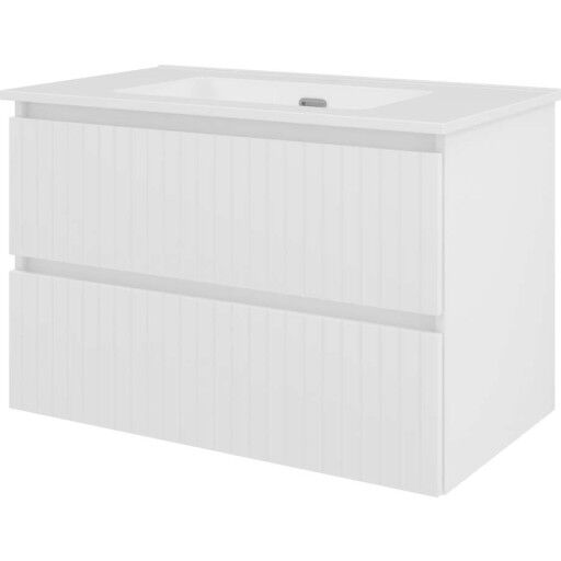 Sanibell Proline møbelpakke 81x46 cm hvit Sanibell Proline møbelpakke 81x46 cm hvit