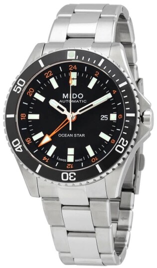Mido Herreklokke M026.629.11.051.01 Ocean Star Sort/Stål Ø44 mm