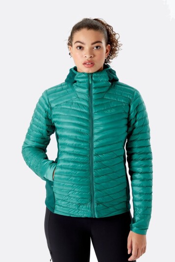 RAB Cirrus Flex 2.0 Hoody Dame Storm Green
