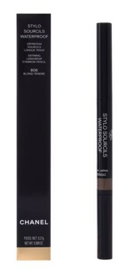 Øyenbrynplyan Stylo Sourcils Waterproof Chanel 808 Brun Clair 0,27 g Øyenbrynplyan Stylo Sourcils Waterproof Chanel 808 Brun Clair 0,27 g