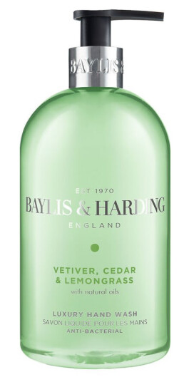 Baylis & Harding Anti Bacterial Vetiver Cedar & Lemongrass Hand W Baylis & Harding Anti Bacterial Vetiver Cedar & Lemongrass Hand W
