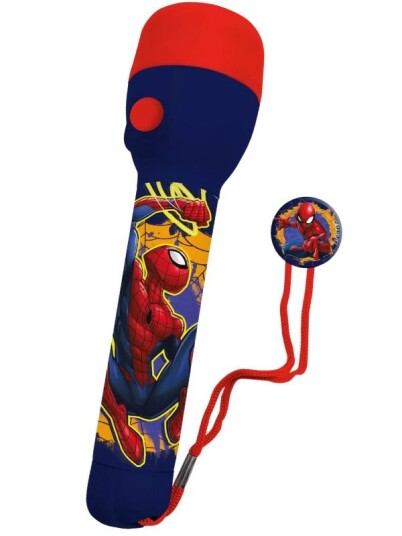 Marvel SpiderMan LED Lommelykt 16 cm