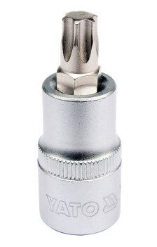 Yato Torx 1/2" T50 Bits-pipenøkkel 55 mm i Krom-vanadium-stål