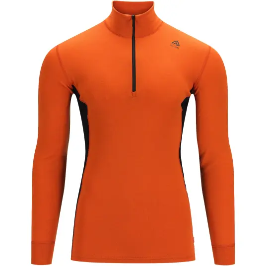 Aclima Warmwool Mockneck M´S 427 Gold Flame/Jet Black 2XL Aclima Warmwool Mockneck M´S 427 Gold Flame/Jet Black 2XL