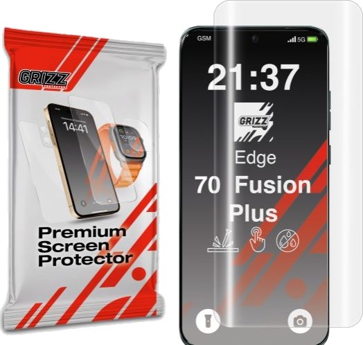 Grizzglass Hydrogel-Film Grizzglass Hydrofilm Til Motorola Edge 70 Fusion Plus Grizzglass Hydrogel-Film Grizzglass Hydrofilm Til Motorola Edge 70 Fusion Plus