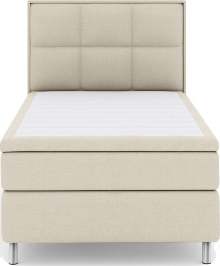 Select No 6 Komplett Sengepakke 120x200 Medium Memory/Pocket Beige/Metallben
