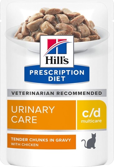 Hill'S Prescription Diet C/D Multicare Urinary Care Kattefôr Med Kylling 24 X 85 G