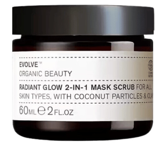 Evolve Radiant Glow 2-in-1 Mask Scrub 60ml