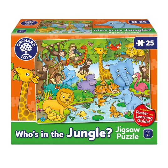 Orchard Who's In The Jungle Puzzle 600301 Orchard Who's In The Jungle Puzzle 600301