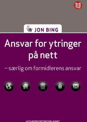 Ansvar for ytringer på nett av Jon Bing