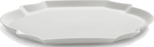 Serax Serving Plate Oval White Perle Fine   White   ONE SIZE