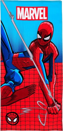 Marvel Spider Man Håndkle 100% Bomull Rød