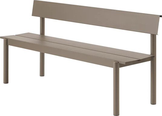 Muuto Stålbenkk 170cm Linear Steel Taupe