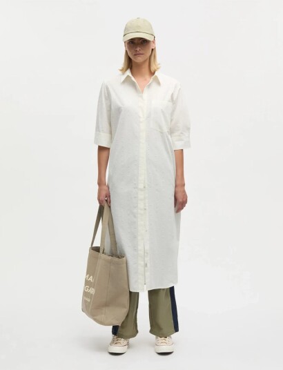 Mads Nørgaard Broda Nancy Dress   Cream   38