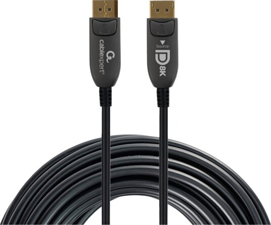 Cablexpert Aoc Premium Series   Displayport Kabel   Displayport Hann Til Displayport Hann   Displayport 1.4   5 M   Active Optical Cable Aoc 4K 120 Hz Støtte 8K 60Hz Støtte