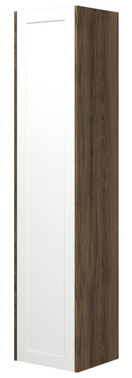 Dansani Inzo Ramme Høyskap Slim 1 dør Brun Eik/hvit Matt / 40cm Versjon C Venstre Hengslet Dansani Inzo Ramme Høyskap Slim 1 dør Brun Eik/hvit Matt / 40cm Versjon C Venstre Hengslet