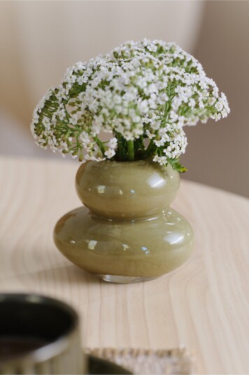 Jotex Vase Høyde 10.5 Cm Grønn BULB 2288176020