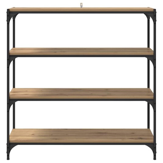 Bokskap Artisan Eik 100 x 33 x 100 cm Ingeniørtre og jern