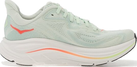 Hoka W Clifton 10 Sea Glass/Neon Flame Hoka W Clifton 10 Sea Glass/Neon Flame