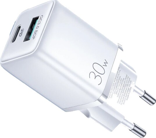 SiGN Mini Hurtiglader USB og USB-C, PD og Q.C3.0, 3A, 30W Hvit SiGN Mini Hurtiglader USB og USB-C, PD og Q.C3.0, 3A, 30W Hvit