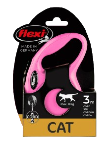 Flexi Rullebånd New Classic Cat 3m XS Rosa for Katter Flexi Rullebånd New Classic Cat 3m XS Rosa for Katter