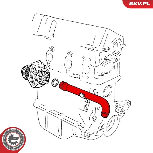 Radiatorslange ESEN SKV 43SKV765