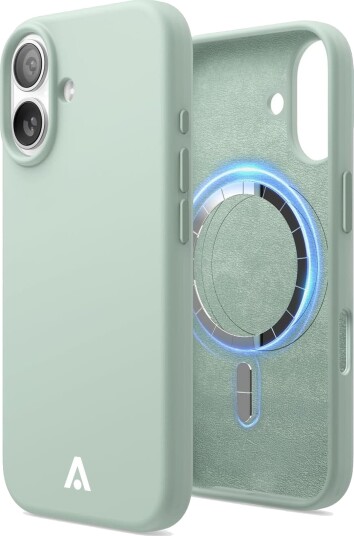Alkaya Lucid Silikon MagSafe deksel for iPhone 17 Mintgrønn