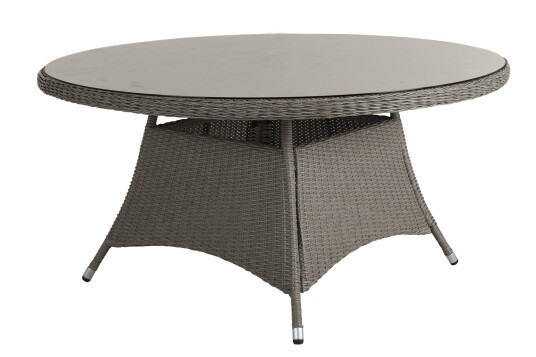 Brafab Hornbrook spisebord Beige med glass 150x73 cm Beige Brafab Hornbrook spisebord Beige med glass 150x73 cm Beige
