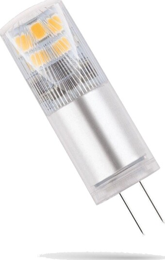 Spectrum G4 2,5W LED pære 12V Dimbar : Ikke dimbar Kulør : Kald Spectrum G4 2,5W LED pære 12V Dimbar : Ikke dimbar Kulør : Kald