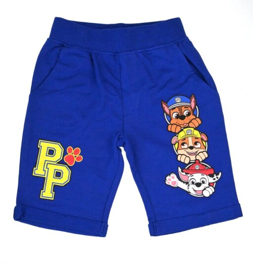 Paw Patrol Bermuda Shorts Pawsome Blue - 110 / 5 år - Barn - 60% bomull/40% polyester