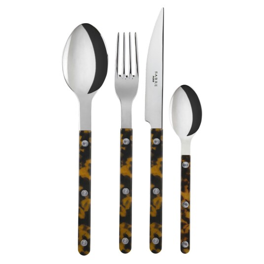 Sabre Sabre Bistrot Bestikksett 24 Deler Tortoise Faux Sabre Sabre Bistrot Bestikksett 24 Deler Tortoise Faux