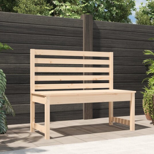 vidaXL Hagebenk 109 cm heltre furu vidaXL Hagebenk 109 cm heltre furu