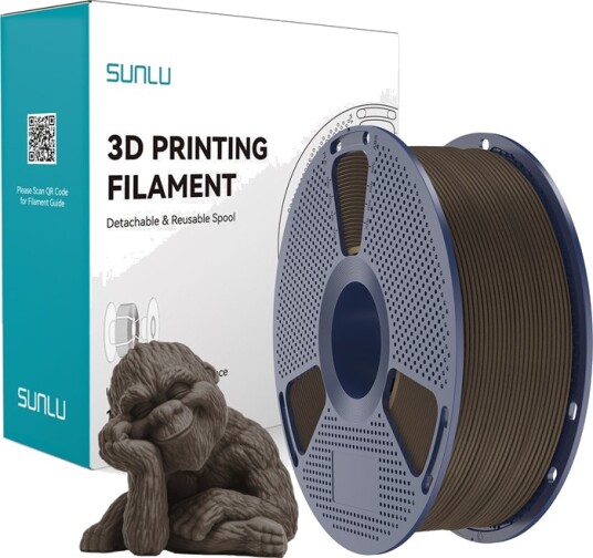 Sunlu Wood-Filament 1.75 Mm 1 Kg (Valnøtt)