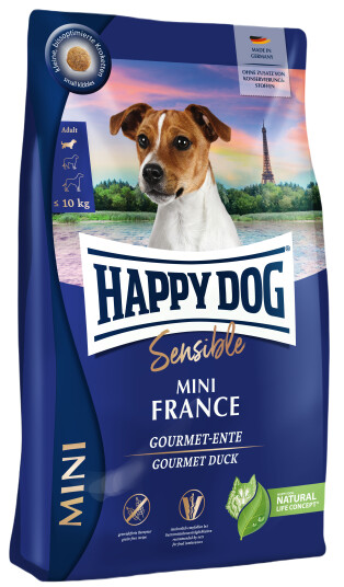 Happy Dog Mini France Kornfritt Hundefôr med And & Potet 4kg
