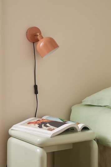Ellos Home Vegglampe Glossy Brun Ellos Home Vegglampe Glossy Brun