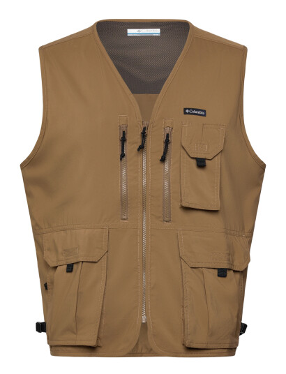 Columbia Sportswear Silver Ridge Utility Vest Brown M