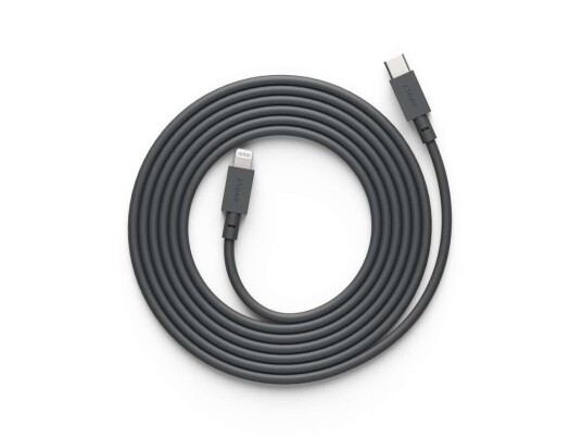 Avolt - Cable 1 USB-C to Lightning 2m Stockholm Black Avolt