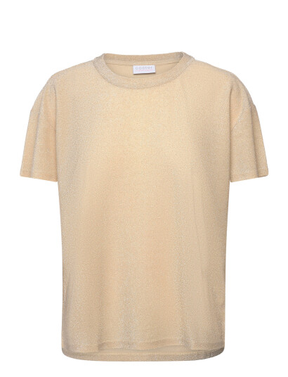 Coster Copenhagen T-Shirt With Shimmer - Beige - XS
