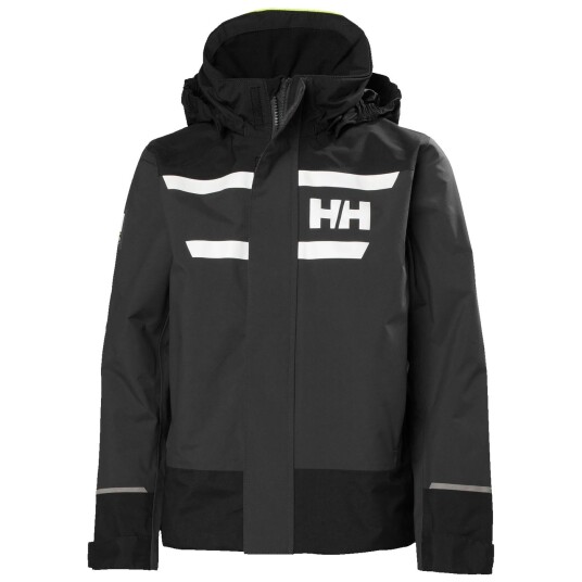 Helly Hansen Seilerjakke Salt Port 2.0 Junior svart 128