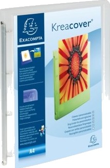 Exacompta 51968E A4 Polypropylen Pp Hvit 100 Ark 1,5 Cm 2 Cm