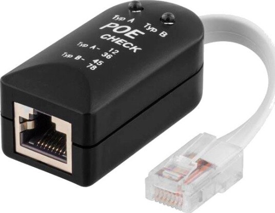 Deltaco PoE-tester Mid-span og End-span