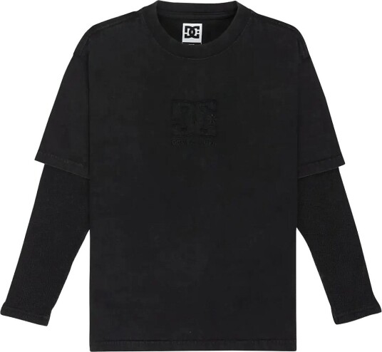 DC Dc Twofer Ls Youth - BLACK - 128