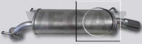 Bakre eksospotte VEGAZ KS-157