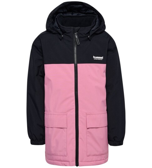 Hummel Hmljr Block Jacket Wp Pink 110 Hummel Hmljr Block Jacket Wp Pink 110