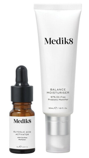 Medik8 Balance Moisturiser with Glycolic Acid Activator 50 + 5ml