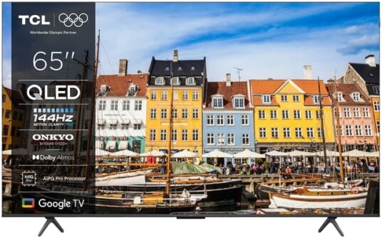 TCL 65" QLED 4K HDR Pro TV med AiPQ Pro og 144Hz Motion Clarity 65QLED810K TCL 65" QLED 4K HDR Pro TV med AiPQ Pro og 144Hz Motion Clarity 65QLED810K