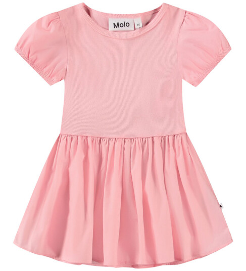 Molo Kjole   Rib   Caitlin   Rosequartz   Molo   4 år (104)   Kjole   Rosa