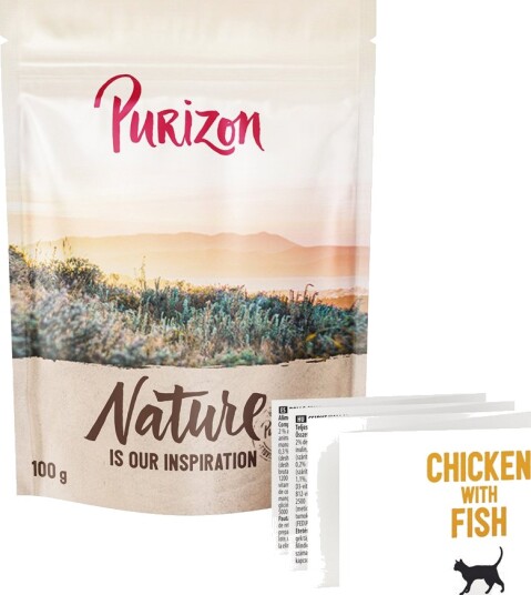Purizon Tørrfôr Cat & Original Daily 65 % Nyhet Kylling Fisk 100 G