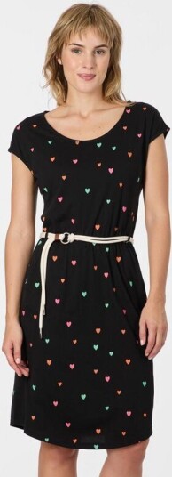 Ragwear Kort kjole   LILITHE PRINT   XS til XL   Damer   svart