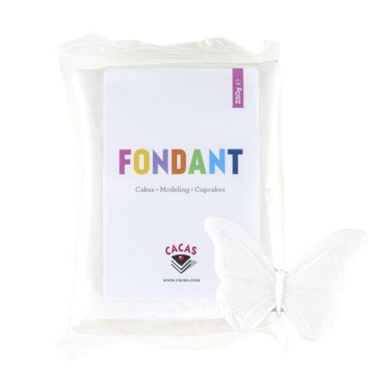 Cacas - Fondant 250g hvit Cacas - Fondant 250g hvit